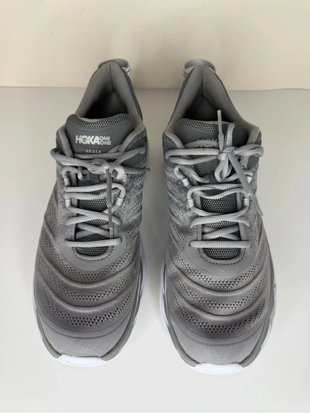 Hoka One One lightweight grey